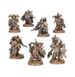 COMBAT PATROL: DEATH GUARD Sholgor el Pútrido es un Señor de la Virulencia que lidera a su desvencijada banda de la Guardia de la Muerte a la batalla rodeado por una escolta de Exterminadores Sudario de Muerte. avanzando de forma implacable mientras sus tumefactas fuerzas de Marines de Plaga disparan andanadas fulminantes con el apoyo de sus corruptos Rhinos. Entretanto, Séptimol Fulg, el Cuentaplagas, va tomando nota de su cosecha.
