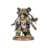 DEATH GUARD BATTLEFORCE: POXWROUGHT VECTOR Los ejércitos de la Guardia de la Muerte se forman de la misma manera que una herida se coagula con costras escabrosas: los pesados guerreros se aglutinan hasta que un líder les indica adónde deben ir. Al frente va un Señor de las Viruelas, emanando gases nocivos de la turbina a su espalda y seguido por el ejército. La maquinaria pesada remueve la tierra hasta convertirla en un lodo bilioso por el que avanzan chapoteando unos Marines Espaciales hinchados y corrompidos.