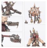WORLD EATERS BATTLEFORCE: GORESTORM SLAUGHTERPACK Los Devoradores de Mundos se han entregado por completo a Khorne. Algunos incluso permiten que entidades daemónicas los posean, otorgándoles un poder que va mucho más allá de sus limitaciones mortales. Tal es el caso de los Masacrejurados: una suerte de líderes que comparten sus cuerpos con el espíritu de un Devorador de Almas, que los muta y deforma hasta convertirlos en poco más que un arsenal viviente de espadas, garras y dientes rugientes. Sigue su estela un bestiario de guerreros furibundos, deseosos de desgarrar a sus enemigos miembro a miembro.