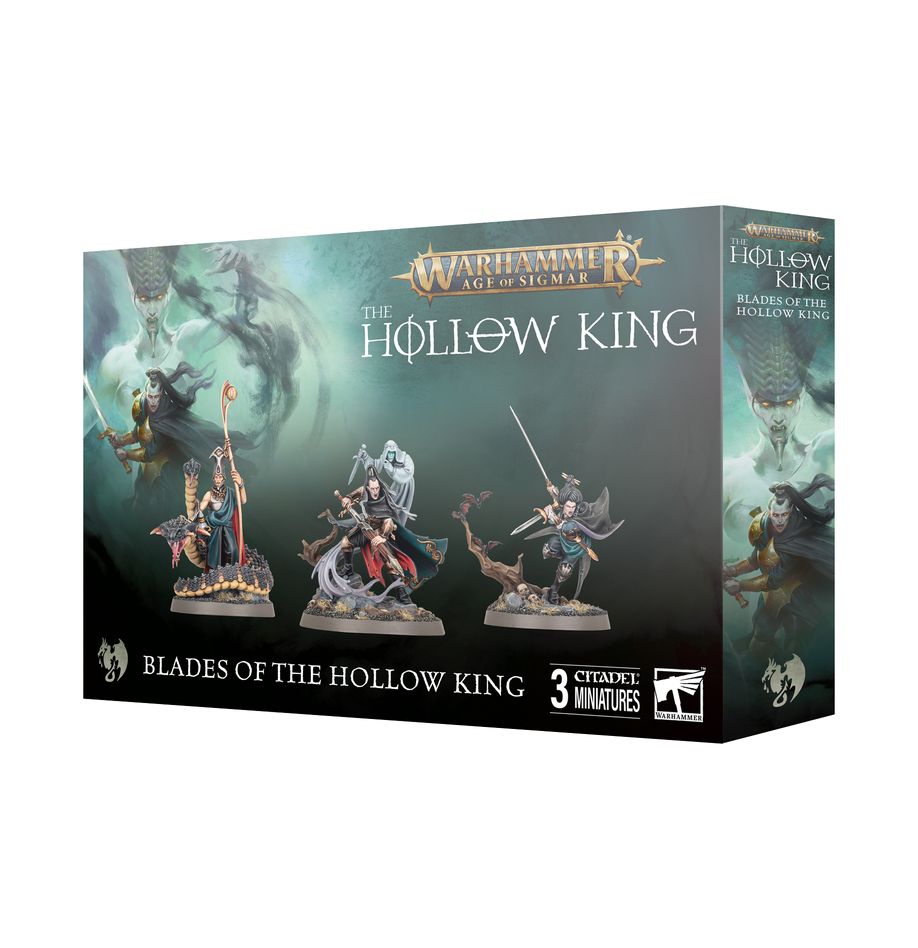 Souldlight gravelords: blades of the hollow king. Cado ezechiar, conocido como el rey vacío, busca venganza y redención. Antaño un líder mortal, sus tierras fueron arrasadas por el caos y ahora da caza a los servidores de la ruina junto a una variopinta banda de acompañantes. La vampiresa sissendra es una grácil asesina que se deleita con el derramamiento de sangre, y el necrohechicero aurelias, acompañado por la sierpe bicéfala kennistrix, canaliza un temible poder sobrenatural. Y luego está solia, el espíritu encadenado a uno de los anillos de hierro de ezechiar, a quien ha jurado guiar en su ominoso camino.