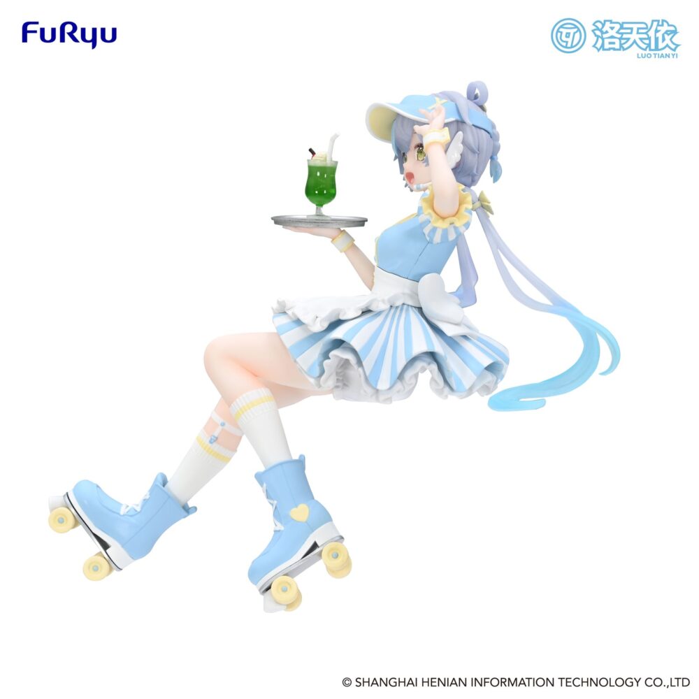Furyu presenta, dentro de la colección noodle stopper, la figura de luo tianyi con un atuendo de camarera. Está basada en la primera cantante virtual de vocaloid china, tiene una altura aproximada de 13 cm y está fabricada con atbc-pvc y abs.