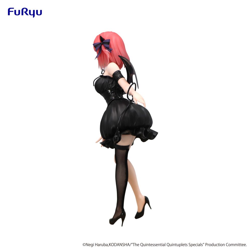 Dark nakano nino the quintessential quintuplets specials bicute. De la película "the quintessential quintuplets specials 2" se incorpora la figura de nakano nino a la colección bicute dark de furyu. Tiene una altura de 24 cm y está fabricada con atbc-pvc, abs y fibras de poliéster.