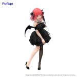 DARK NAKANO NINO THE QUINTESSENTIAL QUINTUPLETS SPECIALS BICUTE. De la película "The Quintessential Quintuplets Specials 2" se incorpora la figura de Nakano Nino a la colección BiCute Dark de Furyu. Tiene una altura de 24 cm y está fabricada con ATBC-PVC, ABS y fibras de poliéster.