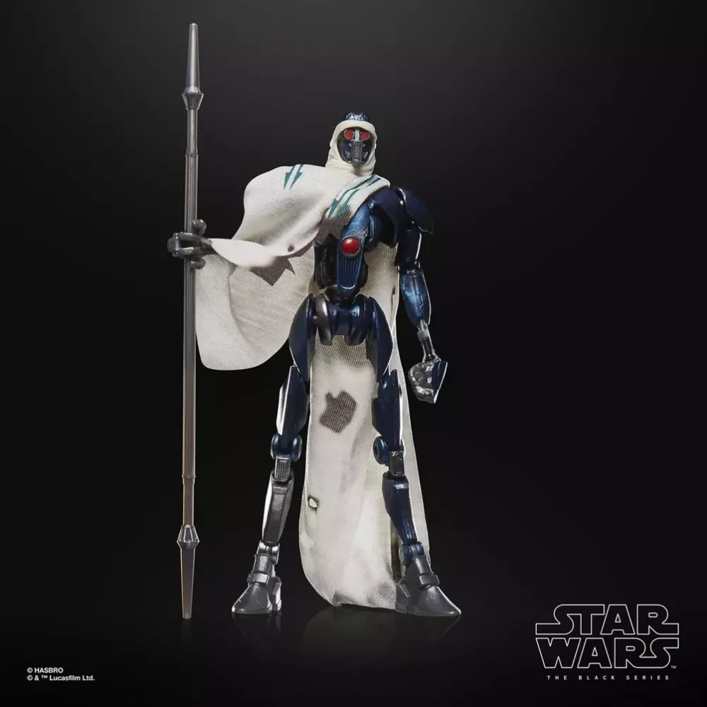 STAR WARS THE BLACK SERIES MAGNAGUARD. La línea Star Wars The Black Series incluye figuras, vehículos y artículos para juego de rol inspirados en los más de 40 años de legado que nos ha dado la galaxia de Star Wars. Para que los fans puedan recrear escenas galácticas de los cómics, las películas y las series con fidelidad. Con características y detalles excelentes, la línea The Black Series personifica la calidad y el realismo que los devotos de Star Wars adoran. ¡Que la Fuerza te acompañe!