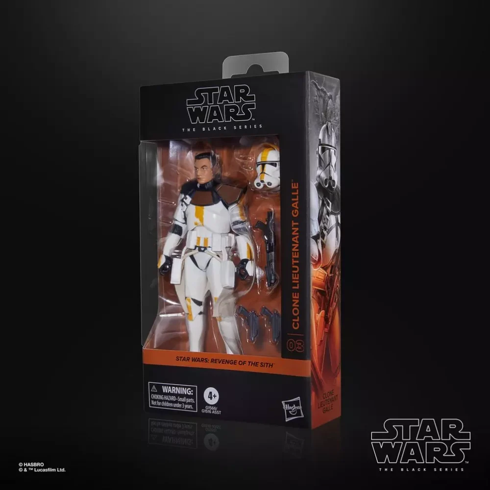La línea Star Wars The Black Series incluye figuras, vehículos y artículos para juego de rol inspirados en los más de 40 años de legado que nos ha dado la galaxia de Star Wars. Para que los fans puedan recrear escenas galácticas de los cómics, las películas y las series con fidelidad. Con características y detalles excelentes, la línea The Black Series personifica la calidad y el realismo que los devotos de Star Wars adoran. ¡Que la Fuerza te acompañe!