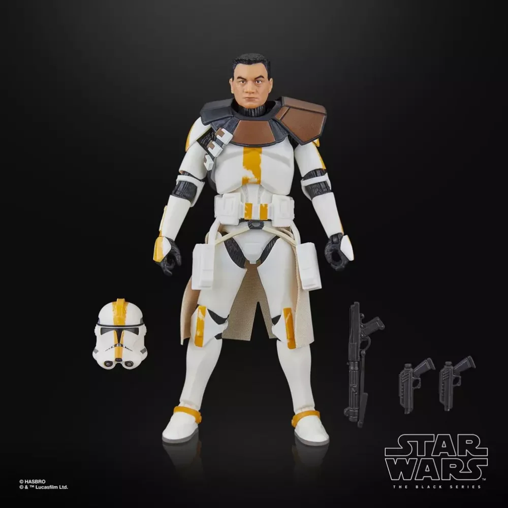 La línea Star Wars The Black Series incluye figuras, vehículos y artículos para juego de rol inspirados en los más de 40 años de legado que nos ha dado la galaxia de Star Wars. Para que los fans puedan recrear escenas galácticas de los cómics, las películas y las series con fidelidad. Con características y detalles excelentes, la línea The Black Series personifica la calidad y el realismo que los devotos de Star Wars adoran. ¡Que la Fuerza te acompañe!