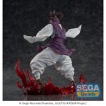 CHOSO FLOWING RED SCALE STACK JUJUTSU KAISEN FIGURIZMA. Sega reincorpora dentro de su colección Figurizmα, la figura de Choso Flowing Red Scale: Stack, basada en el personaje del anime "Jujutsu Kaisen".  La figura mide aproximadamente 22 cm de alto y está fabricada en PVC.  Representa a Choso en una dinámica pose de ataque, con detalles en rojo que evocan su técnica heredada de manipulación de sangre.