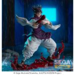 CHOSO FLOWING RED SCALE STACK JUJUTSU KAISEN FIGURIZMA. Sega reincorpora dentro de su colección Figurizmα, la figura de Choso Flowing Red Scale: Stack, basada en el personaje del anime "Jujutsu Kaisen".  La figura mide aproximadamente 22 cm de alto y está fabricada en PVC.  Representa a Choso en una dinámica pose de ataque, con detalles en rojo que evocan su técnica heredada de manipulación de sangre.