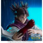 CHOSO FLOWING RED SCALE STACK JUJUTSU KAISEN FIGURIZMA. Sega reincorpora dentro de su colección Figurizmα, la figura de Choso Flowing Red Scale: Stack, basada en el personaje del anime "Jujutsu Kaisen".  La figura mide aproximadamente 22 cm de alto y está fabricada en PVC.  Representa a Choso en una dinámica pose de ataque, con detalles en rojo que evocan su técnica heredada de manipulación de sangre.