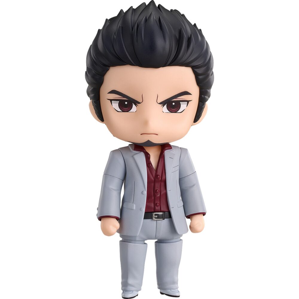 Kazuma kiryu yakuza nendoroid. Se une a la colección nendoroid de good smile arts shanghai la figura de kazuma kiryu. Mide 10 cm y está basada en el protagonista habitual de la saga de videojuegos "yakuza".   esta figura articulada incluye 3x placas faciales (seria, de batalla y cantando) y múltiples accesorios: 1x cigarrillo, 1x micrófono, 1x cono de tráfico, 1x base con soporte y otras partes opcionales para diferentes poses.   puedes mostrarla junto a ichiban kasuga figura 10 cm yakuza nendoroid (se vende por separado).