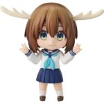 NOKO SHIKANOKO MY DEER FRIEND NOKOTAN NENDOROID. Good Smile Arts Shanghai presenta, dentro de su línea Nendoroid, la figura de Noko Shikanoko, del anime "My Deer Friend Nokotan". Mide aproximadamente 10 cm e incluye 3x placas faciales (compuesta, relajada y sonriente), así como accesorios únicos como 1x senbei de ciervo, 1x botella de plástico, 1x versión de Nokotan, 1x par de cuernos y otras piezas opcionales para diferentes poses. Se entrega con base incluida