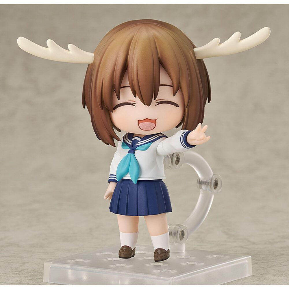 Noko shikanoko my deer friend nokotan nendoroid. Good smile arts shanghai presenta, dentro de su línea nendoroid, la figura de noko shikanoko, del anime "my deer friend nokotan". Mide aproximadamente 10 cm e incluye 3x placas faciales (compuesta, relajada y sonriente), así como accesorios únicos como 1x senbei de ciervo, 1x botella de plástico, 1x versión de nokotan, 1x par de cuernos y otras piezas opcionales para diferentes poses. Se entrega con base incluida