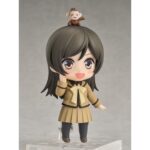 NANAMI MOMOZONO KAMISAMA KISS NENDOROID. Good Smile Arts Shanghai suma a su colección Nendoroid la figura de Nanami Momozono, protagonista optimista del anime "Kamisama Kisso". Mide aproximadamente 10 cm e incluye 3x placas faciales (sonriente, enfadada y con mueca burlona), además de 1x pañuelo, 1x figura de Mamoru y otras piezas para recrear diversas escenas. Se entrega con base incluida.