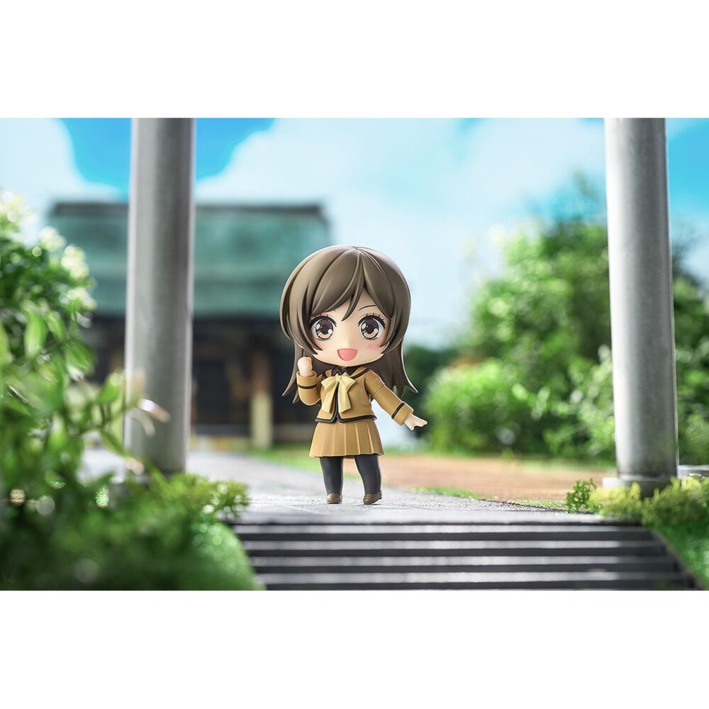 Nanami momozono kamisama kiss nendoroid. Good smile arts shanghai suma a su colección nendoroid la figura de nanami momozono, protagonista optimista del anime "kamisama kisso". Mide aproximadamente 10 cm e incluye 3x placas faciales (sonriente, enfadada y con mueca burlona), además de 1x pañuelo, 1x figura de mamoru y otras piezas para recrear diversas escenas. Se entrega con base incluida.