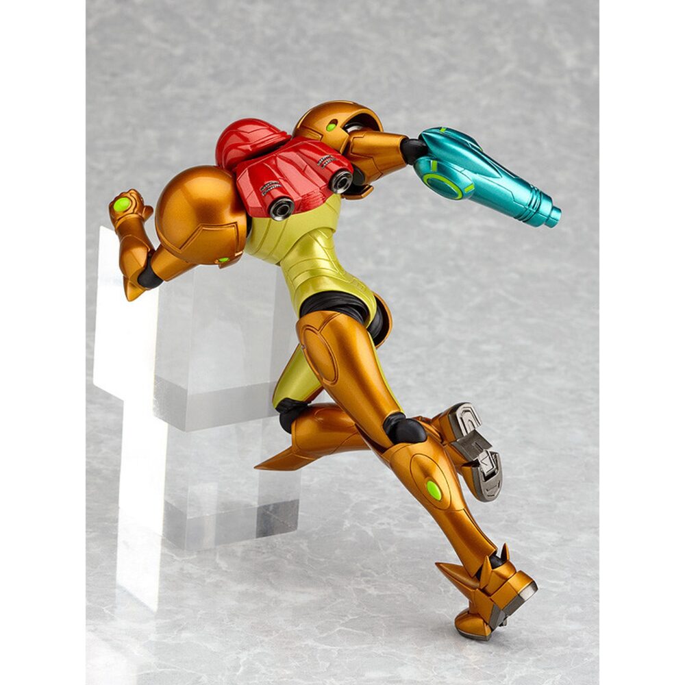 Samus aran metroid other m figma. Good smile company vuelve a presentar, dentro de la colección figma, la figura de samus aran con la armadura biomecánica creada por los chozo.   tiene una altura de 15 cm y está basada en el personaje del videojuego para nintendo wii "metroid: other m".   contiene 2x efectos de rayo, 1x parte para posar sus misiles de disparo, 5x manos izquierdas, la popular morfoesfera y 1x base articulada.   puedes exponerla junto a samus aran zero suit version figura 13,5 cm metroid other m figma (se vende por separado).