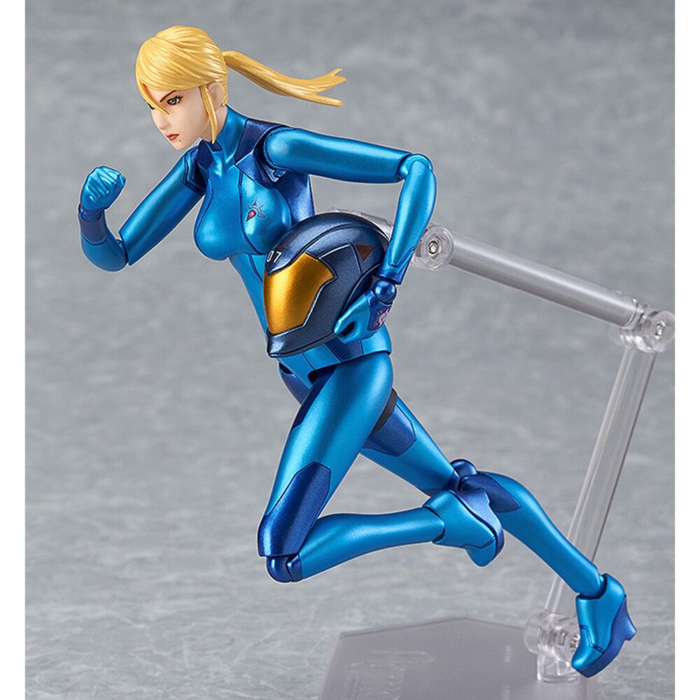 Samus aran zero suit version metroid other m figma. Desde el videojuego para nintendo wii "metroid: other m" regresa esta impresionante figura de samus aran. La protagonista del videojuego, en su versión zero suit, está hecha en pvc y mide 13,5 cm de altura. Pertenece a la colección figma de good smile company e incluye manos intercambiables, 1x pistola, 1x casco, 1x parte del pelo para mostrar a samus más joven y 1x base articulada. Puedes exponerla junto a samus aran figura 15 cm metroid other m figma (se vende por separado).