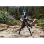 BYLETH (FEMALE) FIRE EMBLEM AWAKENING FIGMA. Good Smile Company presenta, dentro de la colección Figma, la figura articulada de la versión femenina de Byleth, protagonista del videojuego "Fire Emblem: Three Houses". Mide aproximadamente 16 cm e incluye 3x placas faciales (neutral, gritando y sonriente), 1x Espada del Creador en modo normal, 1x Espada del Creador en modo látigo con piezas de efecto, y otros accesorios para poses dinámicas. Incluye base articulada.