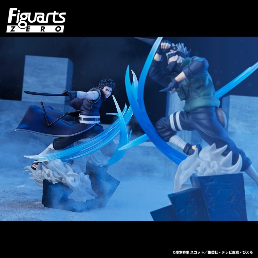 OBITO UCHIHA -EXTRA BATTLE- NARUTO SHIPPUDEN FIGUARTS ZERO. Tamashii Nations presenta, dentro de la colección Figuarts Zero, la figura de Uchiha Obito -Extra Battle-. Mide 21 cm y está basada en el personaje del anime "Naruto: Shippuden". Puedes exponerla junto a la figura de Kakashi Hatake -Extra Battle- (se vende por separado). Figuarts ZERO es una línea de productos de Tamashii Nations que se dedica a la creación de figuras estáticas que expresan el encanto y el mundo de los personajes de anime, manga, videojuegos, cine y televisión. Sus productos se caracterizan por su calidad, su detalle y sus efectos. Figuarts ZERO ofrece una amplia gama de sublíneas, como EXTRA BATTLE, SUPER BATTLE, CHOUETTE y más, que abarcan diferentes géneros, estilos y escalas.