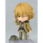 DINO REBORN NENDOROID. Good Smile Company presenta la Nendoroid de Dino Cavallone, basada en su aparición en el anime "Reborn!". Esta figura articulada incluye 3x placas faciales (seria, sonriente y sonrojada) y múltiples accesorios como 1x látigo, 1x figura de Enzio y piezas adicionales para distintas poses. Mide aproximadamente 10 cm de alto y viene con una base para exposición.