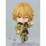 DINO REBORN NENDOROID. Good Smile Company presenta la Nendoroid de Dino Cavallone, basada en su aparición en el anime "Reborn!". Esta figura articulada incluye 3x placas faciales (seria, sonriente y sonrojada) y múltiples accesorios como 1x látigo, 1x figura de Enzio y piezas adicionales para distintas poses. Mide aproximadamente 10 cm de alto y viene con una base para exposición.