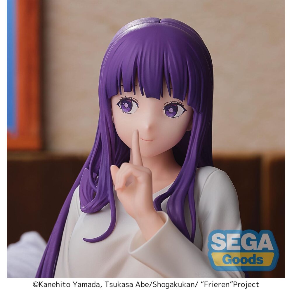 Yumemirize fern nap frieren: beyond journey´s end. Sega presenta esta figura de fern en versión "nap" dentro de la colección yumemirize, basada en su personaje del anime "frieren: beyond journey's end".   mide aproximadamente 12 cm de alto y está fabricada en pvc.   la figura muestra a fern en una postura relajada y se puede exponer junto a frieren nap version figura 21 cm frieren: beyond journey's end yumemirize (se vende por sepadao).