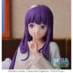 YUMEMIRIZE FERN NAP FRIEREN: BEYOND JOURNEY´S END. Sega presenta esta figura de Fern en versión "Nap" dentro de la colección Yumemirize, basada en su personaje del anime "Frieren: Beyond Journey's End".  Mide aproximadamente 12 cm de alto y está fabricada en PVC.  La figura muestra a Fern en una postura relajada y se puede exponer junto a FRIEREN NAP VERSION FIGURA 21 CM FRIEREN: BEYOND JOURNEY'S END YUMEMIRIZE (se vende por sepadao).