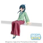 MAOMAO THE APOTHECARY DIARIES PM PERCHING. Sega suma a su colección PM Perching esta figura de Maomao, basada en el personaje del anime "The Apothecary Diaries". Fabricada en PVC y con una altura aproximada de 14 cm, la figura representa al personaje sentada, ideal para colocar en estanterías o mesas.