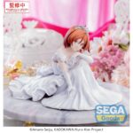 AKANE SAKURAMORI I´M GETTING MARRIED TO A GIRL I HATE IN MY CLASS YUMEMIRIZ. SSega presenta esta figura de Akane Sakuramori, basada en su aparición en el anime "I'm Getting Married to a Girl I Hate in My Class". La figura, de 12 cm de alto, forma parte de la línea Yumemirize y retrata a la protagonista con una expresión encantadora. Fabricada en PVC.