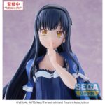 KAMOME KUSHIMA SUMMER POCKETS LUMINASTA. Sega lanza, dentro de su línea Luminasta, esta figura de Kamome Kushima inspirada en la aparición del personaje en la serie anime "Summer Pockets". Mide 17 cm de alto y está fabricada en PVC. La figura muestra al personaje en una pose relajada, capturando la atmósfera veraniega de la historia, sobre una base circular.