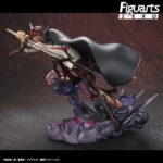 SHANKS DIVINE DEPARTURE -EXTRA BATTLE- ONE PIECE FIGUARTS ZERO. Figuarts ZERO es una línea de productos de Tamashii Nations que se dedica a la creación de figuras estáticas que expresan el encanto y el mundo de los personajes de anime, manga, videojuegos, cine y televisión. Sus productos se caracterizan por su calidad, su detalle y sus efectos. Figuarts ZERO ofrece una amplia gama de sublíneas, como EXTRA BATTLE, SUPER BATTLE, CHOUETTE y más, que abarcan diferentes géneros, estilos y escalas. Entre los productos más populares de Figuarts ZERO se encuentran las figuras de EXTRA BATTLE, que son figuras que representan a los personajes en poses dinámicas y espectaculares, con efectos de luz, sonido y movimiento. EXTRA BATTLE tiene figuras de series famosas como One Piece, Naruto, Dragon Ball y muchas más. Estas figuras son ideales para los fans que quieren tener una pieza de colección que refleje la acción y el carisma de los personajes.