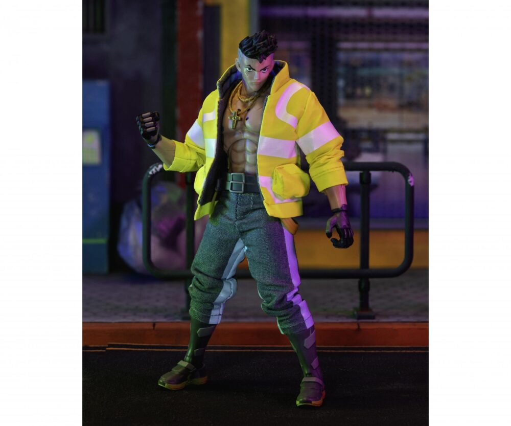 David cyberpunk edgerunners como réplica licenciada del héroe del anime japonés david martínez, cada detalle del personaje ha sido diseñado con el máximo cuidado - desde sus mejoras cibernéticas hasta los collares característicos, incluyendo colgante cruzado y su chaqueta emt amarilla neón, que está hecha de material suave y se puede quitar completamente. La figura del juguete no sólo captura perfectamente el look, sino también el espíritu del cyberpunk edgerunner - que se levantó de chico callejero a la leyenda de night city. Figura de actuación con más de 20 articulaciones móviles gracias a más de 20 puntos de articulación y manos y cabezas intercambiables, puedes variar la apariencia de tu figura de acción como quieras y recrear incontables poses dinámicas de los videojuegos o series de televisión. Empaquetada en una caja de coleccionista de ventanas, la figura coleccionable exuda la atmósfera distópica y empañada de neón del universo cyberpunk y hace un regalo perfecto para todos los fans del mundo del anime futurista.