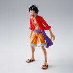 MONKEY D LUFFY RAID OF ONIGASHIMA ONE PIECE SH FIGUARTS. Tamashii Nations vuelve a presentar para la colección de S.H. Figuarts la figura de Monkey. D. Luffy -The Raid on Onigashima-, basada en su apariencia en el arco "The Raid on Onigashima" del anime "One Piece". La figura mide 14,5 cm. y contiene 3x expresiones opcionales, 2x pares de manos opcionales y 1x set de pelo.