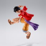 MONKEY D LUFFY RAID OF ONIGASHIMA ONE PIECE SH FIGUARTS. Tamashii Nations vuelve a presentar para la colección de S.H. Figuarts la figura de Monkey. D. Luffy -The Raid on Onigashima-, basada en su apariencia en el arco "The Raid on Onigashima" del anime "One Piece". La figura mide 14,5 cm. y contiene 3x expresiones opcionales, 2x pares de manos opcionales y 1x set de pelo.