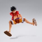 MONKEY D LUFFY RAID OF ONIGASHIMA ONE PIECE SH FIGUARTS. Tamashii Nations vuelve a presentar para la colección de S.H. Figuarts la figura de Monkey. D. Luffy -The Raid on Onigashima-, basada en su apariencia en el arco "The Raid on Onigashima" del anime "One Piece". La figura mide 14,5 cm. y contiene 3x expresiones opcionales, 2x pares de manos opcionales y 1x set de pelo.