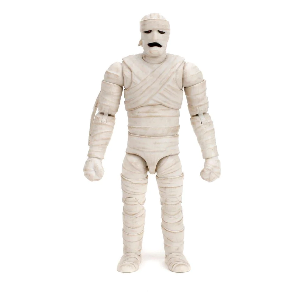 Mummy of ankha scooby-doo 1/12 la aterradora momia de ankha emerge de la cripta con la figura de acción a escala 1:12 de scooby-doo de jada toys. Esta escalofriante figura da vida a uno de los villanos más memorables de mystery inc. Con su inquietante presencia y la implacable persecución de la pandilla, la momia de ankha está lista para atormentar tu colección, ¡a menos, claro, que tengas esa moneda perdida! Diseñada por expertos a escala 1:12, esta figura captura a la perfección las vendas rotas de la momia (con articulación), los detalles inspirados en el antiguo egipto y su postura amenazante. Gracias a su excepcional articulación, puedes colocarla en posturas desplomadas, con los brazos extendidos persiguiendo a los niños entrometidos, o arrastrándose entre las sombras al estilo clásico de scooby-doo. Este set viene repleto de accesorios misteriosos, como manos intercambiables y una escultura alternativa de la cabeza sin máscara del dr. Najib con una envoltura de momia adicional, perfecta para crear escenas espeluznantes, como las de la serie. Presentada en una caja premium inspirada en la estética clásica de scooby-doo, esta figura es imprescindible para los fans de la serie atemporal. Jada toys mantiene su compromiso con la calidad y la nostalgia, asegurando que la momia de ankha te pondrá los pelos de punta. ¡no olvides la moneda!