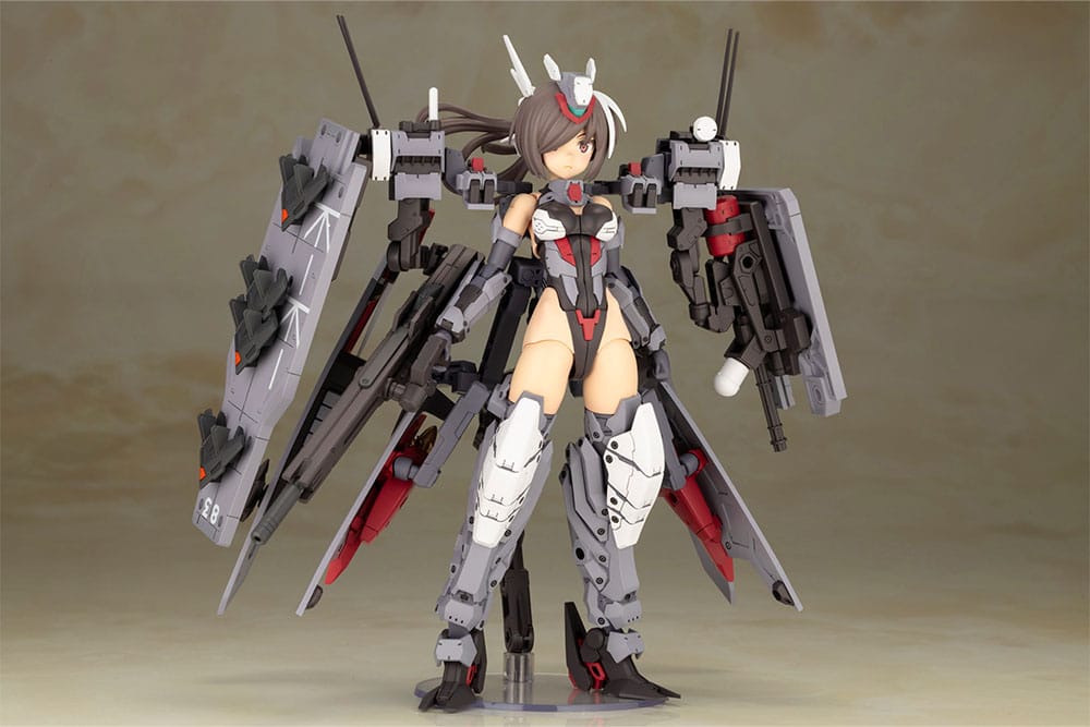 Frame arms girl izumo destroyer model kit. El modelo nos llega desde la serie de kotobukiya frame arms girl. Usando la tecnología de ensamblaje snap-fit no tendrás problemas a la hora de montarlo.