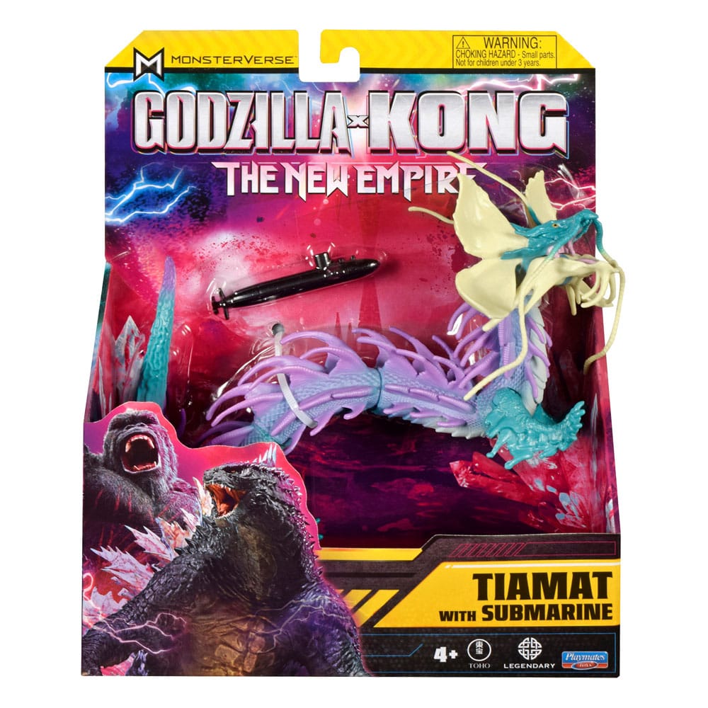 Tiamat godzilla y kong: el nuevo imperio 15 cm. Figura articulada de la película "godzilla x kong" tamaño aprox. 15 cm. Femto viene con accesorios en una caja con ventana.