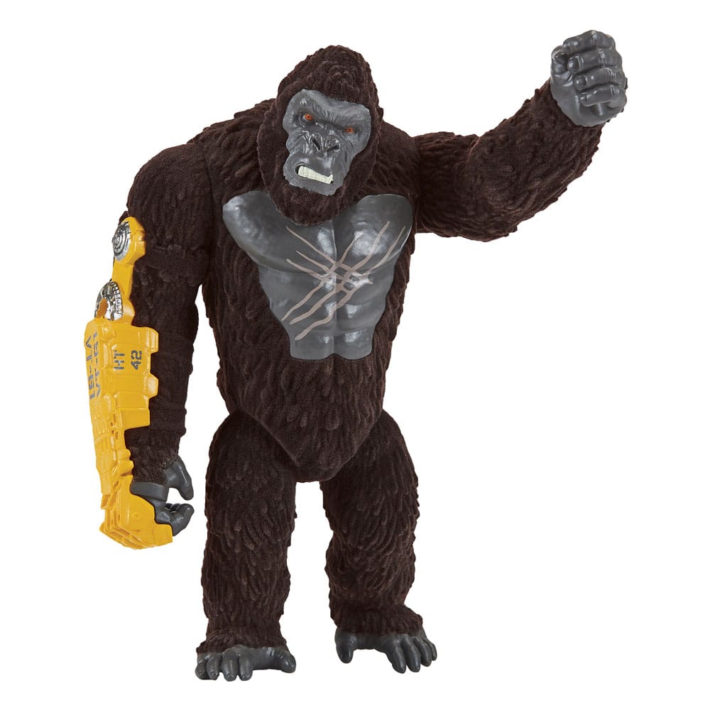 Kong real feel godzilla y kong: el nuevo imperio 15 cm. Figura articulada de la película "godzilla x kong" tamaño aprox. 15 cm. Femto viene con accesorios en una caja con ventana. Tacto real: la figura de 15 cm de altura impresiona por su textura realista, similar a la piel, y sus intrincados detalles.
