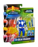 AUTO-MORPHIN BLUE RANGER MIGHTY MORPHIN POWER RANGERS. El Auto-Morphin Blue Ranger viene con su característica ¡Power Lance y el Blade Blaster en forma de cuchilla y blaster! La figura está multiarticulada y tiene el mismo aspecto que Billy Cranston del ¡Mighty Morphin Power Rangers original!
