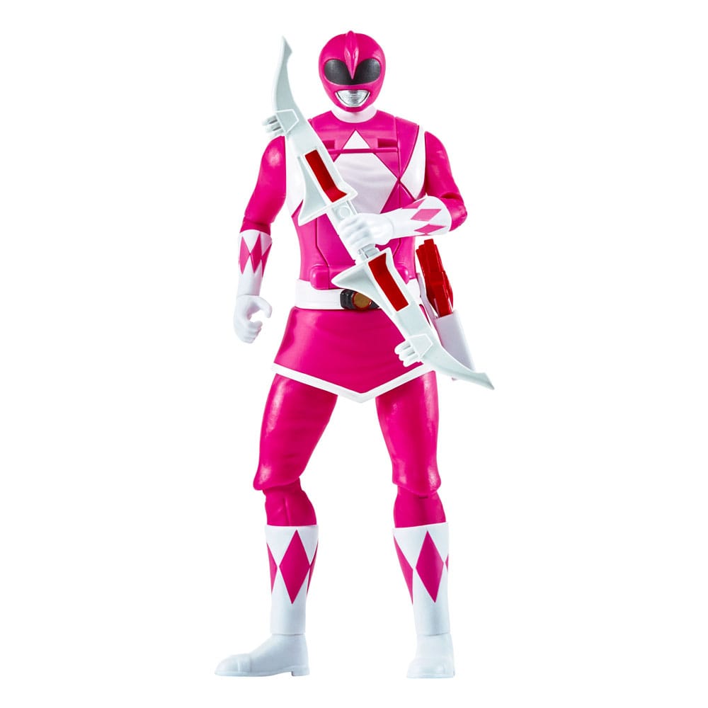 Auto-morphin pink ranger mighty morphin power rangers. ¡la ranger rosa auto-morfina viene con su característico power bow y el blade blaster en forma de cuchilla y blaster! La figura está multiarticulada y es idéntica a kimberly hart, de la serie original mighty morphin power rangers.