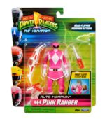 AUTO-MORPHIN PINK RANGER MIGHTY MORPHIN POWER RANGERS. ¡La Ranger Rosa Auto-Morfina viene con su característico Power Bow y el Blade Blaster en forma de cuchilla y blaster! La figura está multiarticulada y es idéntica a Kimberly Hart, de la serie original Mighty Morphin Power Rangers.