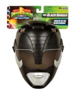 BLACK RANGER MASK MIGHTY MORPHIN POWER RANGERS. Cascos & máscaras Power Rangers Conviértete en un Power Ranger Black con tu propia máscara de Black Ranger. Esta detallada réplica está basada en el legendario diseño de los Mighty Morphin Power Rangers. Gracias a la correa ajustable, la máscara ofrece la máxima comodidad y libertad de movimientos durante el juego.