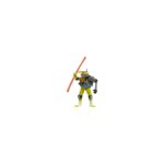 DONATELLO TALES OF THE TEENAGE MUTANT NINJA TURTLES MIX´N MATCH. Colecciona todas las figuras y accesorios de Tales of the Teenage Mutant Ninja Turtles y sumérgete en el mundo de las mutaciones. Con el sistema Mix 'n Match, puedes intercambiar brazos, piernas, cabezas y accesorios a voluntad: cada figura ofrece infinitas posibilidades de personalización (cada una se vende por separado). Incluye la cabeza de Metalhead y el brazo izquierdo de Mechazoid. También tienes las emblemáticas armas de Donnie para recrear escenas llenas de acción de la serie o inventar tus propias aventuras. Tamaño de la figura: 11,5 cm de altura aprox.