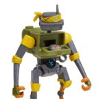 METALHEAD TALES OF THE TEENAGE MUTANT NINJA TURTLES MIX´N MATCH. Colecciona todas las figuras y accesorios de Tales of the Teenage Mutant Ninja Turtles y sumérgete en el mundo de las mutaciones. Con el sistema Mix 'n Match, puedes intercambiar brazos, piernas, cabezas y accesorios a voluntad: cada figura ofrece infinitas posibilidades de personalización (cada una se vende por separado). La figura Mix 'n Match Metalhead incluye la cabeza de Raph, el brazo izquierdo de Leo y las armas propias de Metalhead, perfectas para crear tu propio mutante para cada misión. Tamaño de la figura: 11,5 cm de altura aprox.