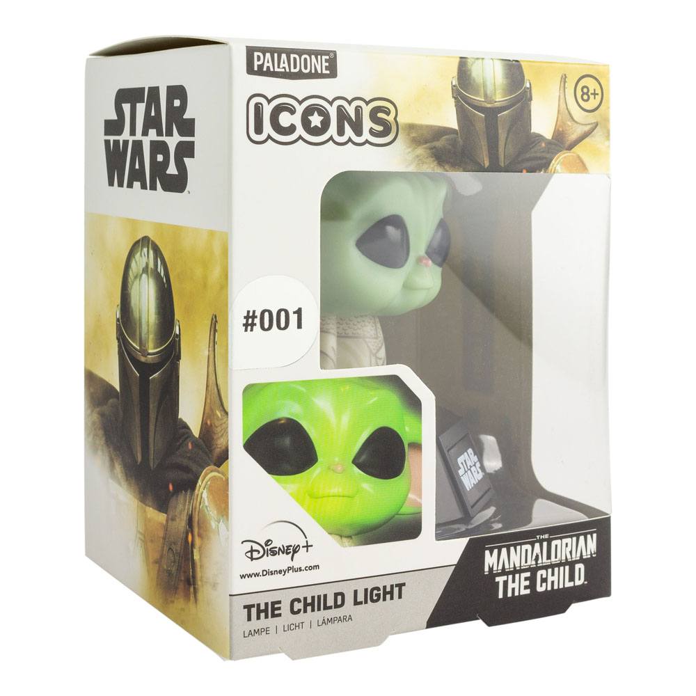 STAR WARS THE MANDALORIAN LÁMPARA 3D ICON THE CHILD. Es una lámpara bellamente elaborada que presenta a Yoda y The Child, dos personajes queridos de la icónica franquicia. Con una altura de 12 cm, esta pieza decorativa es perfecta para fans de todas las edades. Su diseño elegante y su impresionante detalle la convierten en un artículo imprescindible para cualquier colección de entusiastas de Star Wars. Añade un toque de encanto intergaláctico a tu hogar u oficina con esta excepcional lámpara, que muestra la magia del universo de Star Wars.