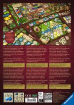 THE CASTLES OF BURGUNDY JDM. Eres un influyente príncipe del siglo XV en Francia y te has propuesto hacer todo lo que esté en tu mano para que tus tierras prosperen. El estudio, el desarrollo de las ciudades, la ganadería, el comercio , tienes muchos caminos para lograr tu objetivo. Planifica bien tu recorrido! The Castles of Burgundy es un juego de mesa diseñado por Stefan Feld y publicado por Ravensburger. Este juego te transportará a la Francia medieval, donde tendrás que construir tu propio castillo y controlar tus tierras. El objetivo es convertirse en el señor más poderoso de la región y construir el castillo más impresionante. En The Castles of Burgundy, cada jugador tendrá un tablero personal en el que construirá su castillo. También tendrás una serie de dados que te permitirán realizar acciones, como obtener recursos, construir edificios y adquirir terrenos. A medida que avances en el juego, deberás prestar atención a las diferentes estrategias de tus oponentes para ganar ventaja sobre ellos y aumentar tus posibilidades de victoria. El juego es adecuado para de 2 a 4 jugadores, a partir de 12 años, y ofrece una duración de juego de alrededor de 60-90 minutos. Además, cuenta con una amplia gama de estrategias y posibilidades de personalización, lo que significa que cada partida será diferente y desafiante. The Castles of Burgundy es un juego de mesa clásico que ha sido muy popular entre los aficionados a los juegos de estrategia desde su lanzamiento. Con su mecánica de dados y estrategia, este juego es una excelente opción para aquellos que buscan una experiencia desafiante y emocionante en un entorno medieval auténtico. ¡Construye tu castillo, controla tus tierras y conviértete en el señor más poderoso de la región!