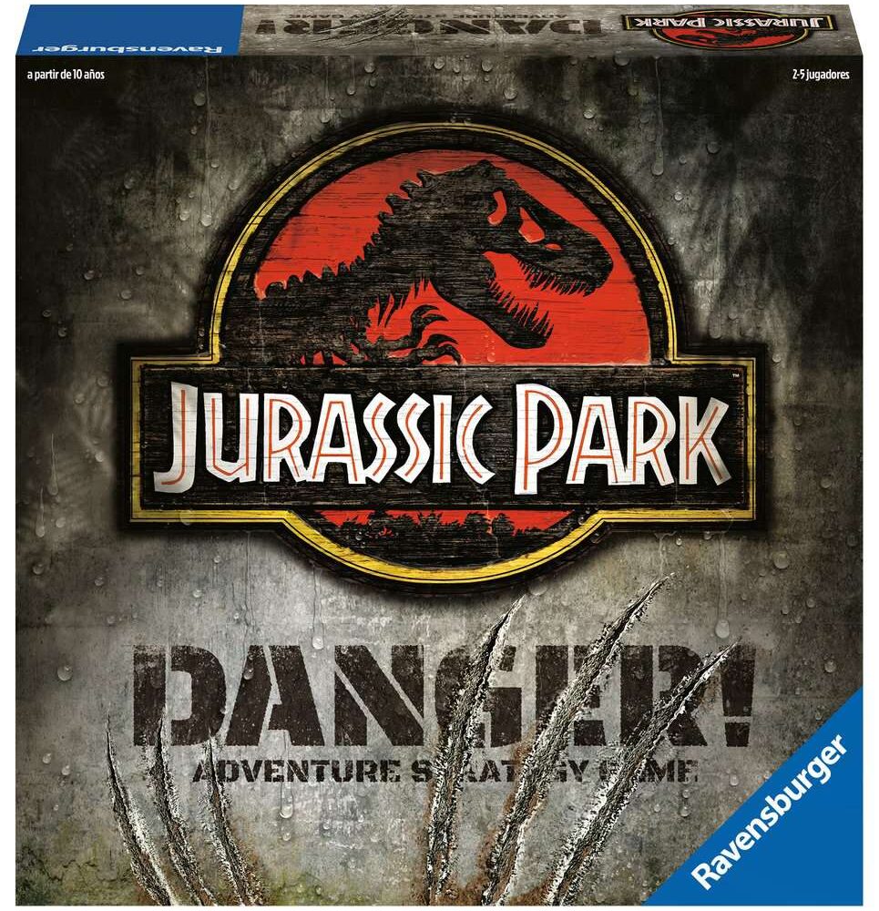 Jurassic park danger jdm.  los primeros visitantes han llegado a jurassic park para conocer los impresionantes dinosaurios. Pero el caos se ha apoderado de la isla nublar: ¡no hay electricidad y las criaturas prehistóricas están a la caza! Un jugador controlará el t-rex, el dilophosaurus y el velociraptor, que merodearán por la jungla hará atacar a los humanos. ¡los otros jugadores serán os personajes de la clásica película y lucharán en equipo para hacer que la corriente vuelva a jurassic park y escapar de la isla antes de caer presos de los dinosaurios!. Se trata de un juego de estrategia donde los humanos  deberán salvarse y llegar al helipuerto antes de que los dinosaurios eliminen a tres personaje humanos. Cuando un personaje humano es eliminado por los dinosaurios, ese jugador humano vuelve inmediatamente a jugar con un personaje humano completamente nuevo. Si éstos pueden llevar a un cierto número de personajes humanos a un lugar seguro, los humanos ganan. Pero si el jugador dinosaurio puede eliminar a 3 personajes humanos, los dinosaurios ganan.