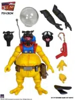 EARTWORM JIM FIGURA WAVE 1: PSY-CROW 15 CM. ¡El Azote de los Carriles Espaciales ha llegado! Psy-Crow va tras Jim, y está hambriento de carne de gusano. Psy-Crow creó accidentalmente a la Lombriz Jim al dejar caer directamente sobre él el Super Traje creado por el Profesor un Mono por Cabeza, ¡y no descansará hasta recuperarlo y entregárselo sano y salvo a la Reina Slug-For-a-Butt!