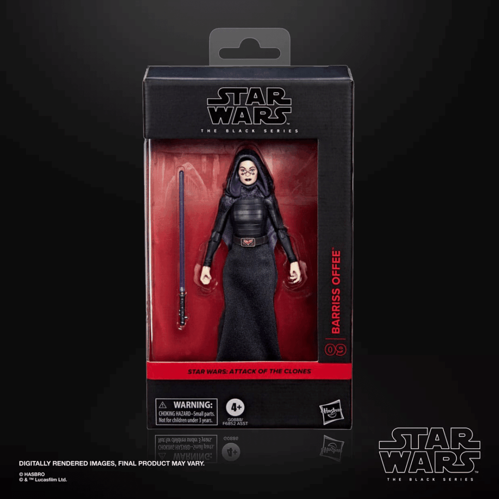 Figura de acción articulada de 16 cm del personaje barriss offee black series star wars de hasbro