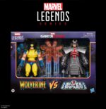Pack de 2 figuras articulada de 16 cm de los personaje WOLVERINE VS SILVER SAMURAI GAMERVERSE MARVEL LEGENDSde la marca HASBRO